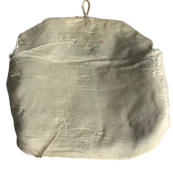 Vintage White Beaded Collectible Dance Coin Purse - Picture 12 of 13